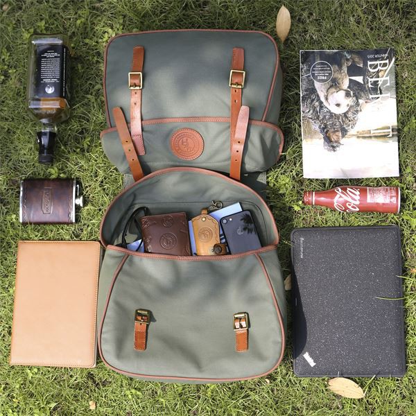 bike double satchel rucksack