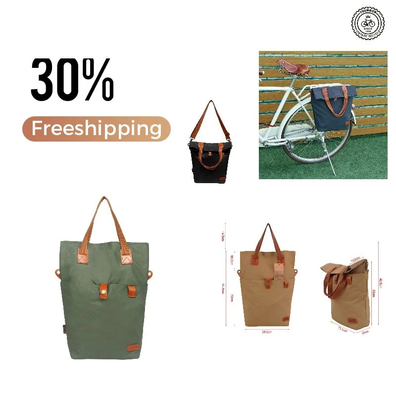 bike pannier tote bag