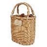 Tourbon Bicycle Wicker Basket Vintage Basket Flower Basket Wicker Gift Basket