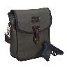 Tourbon Canvas And Leather Crossbody Bag For Mens