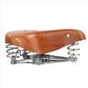TOURBON Comfortable Leather Bike Bicycle Saddle Seat Cushion Pad for Men Women